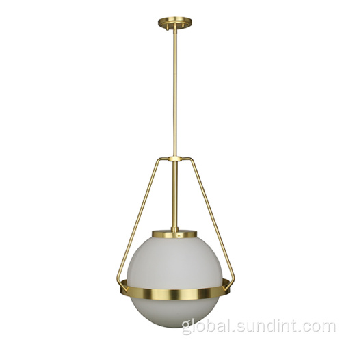 Indoor Pendant Light Classic 60W Gold Living Room Pendant Lamp Factory